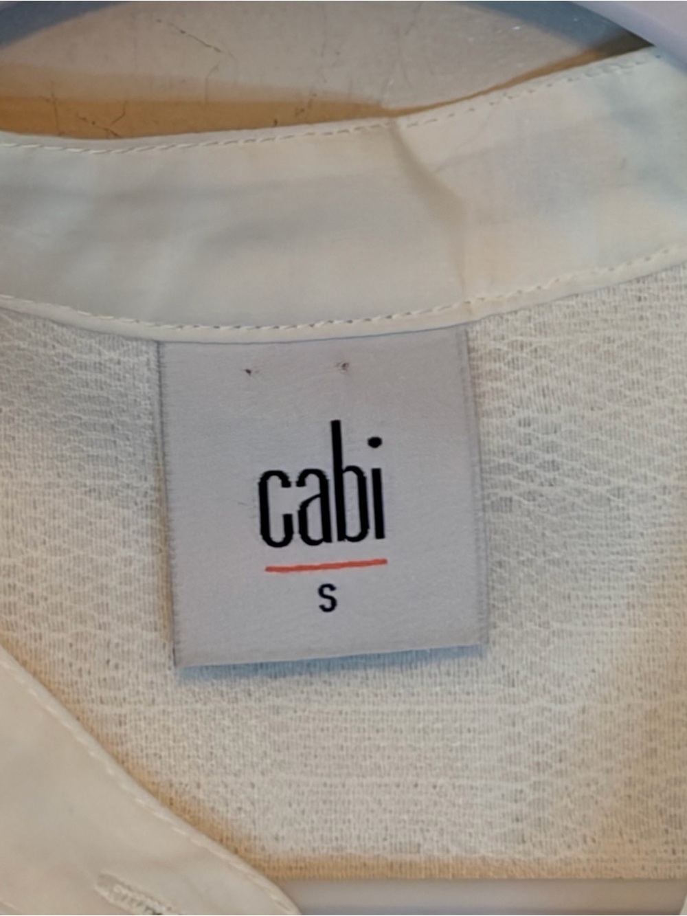 CAbi Ivory Lace Blouse Sleeveless Romantic Coastal Chic Boho Top - Picture 3 of 7